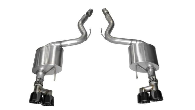 CORSA Performance Axle-Back Exhaust for Chevy C6 with Reflective Sound Cancel...