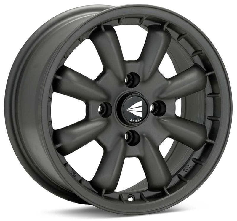 Enkei Compe Wheel 15x5.5 17mm Offset 4x130 Bolt Pattern Matte Gunmetal - Image 2