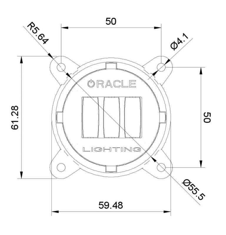 ORACLE Lighting LED Fog Lights 6000K 1000 Lumen FMVSS-Compliant Module - Image 4