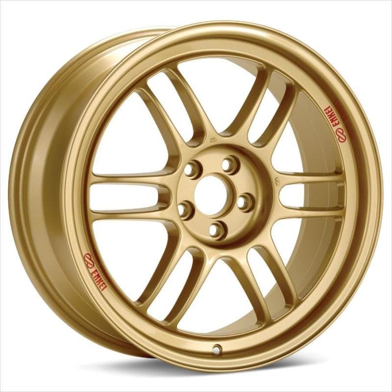 Enkei RPF1 18x9.5 5x114.3 38mm Offset Gold Wheel