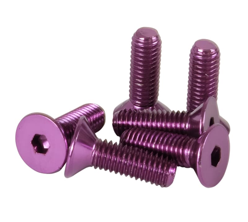 NRG Steering Wheel Screw Upgrade Kit for Universal Conical Purple - Image 2