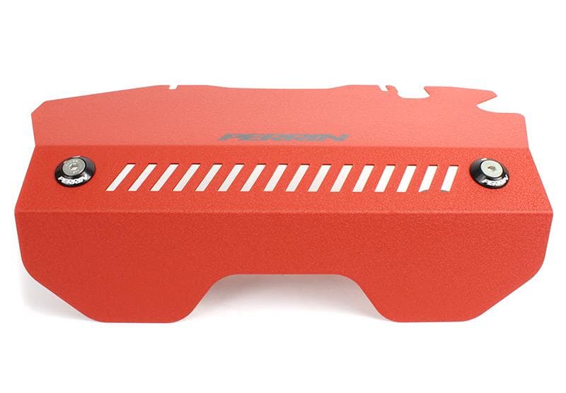 Perrin Performance Engine & Pulley Cover Kit for 15-21 Subaru WRX Red - Image 5