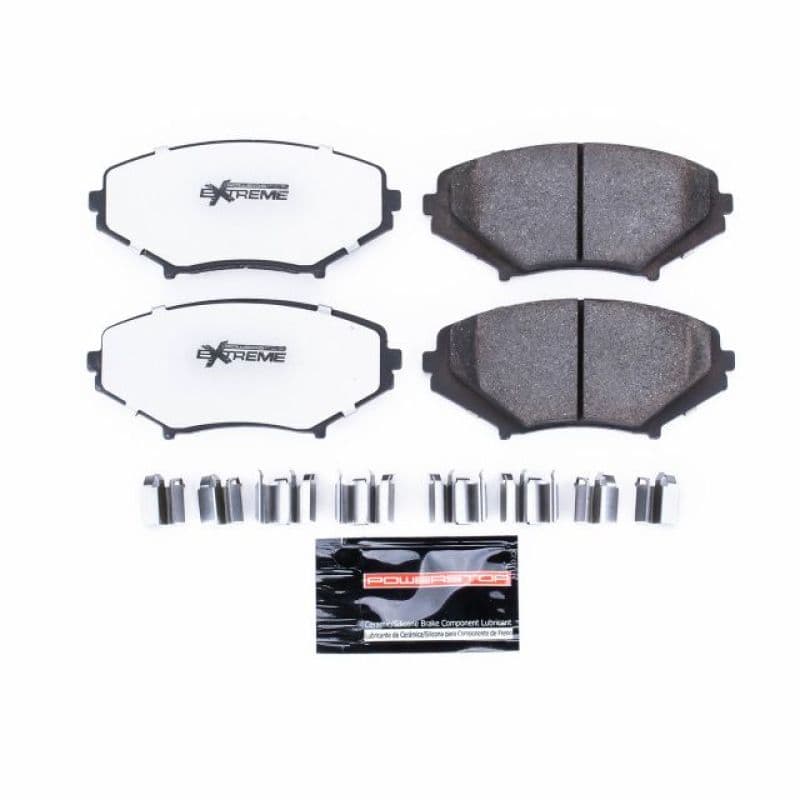 PowerStop Z26 Ceramic Brake Pads for Muscle Cars Low-Dust Carbon-Fiber Compound