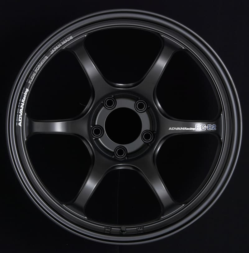 Advan RG-D2 18x9.0 +31 5x114.3 Semi Gloss Black Wheel
