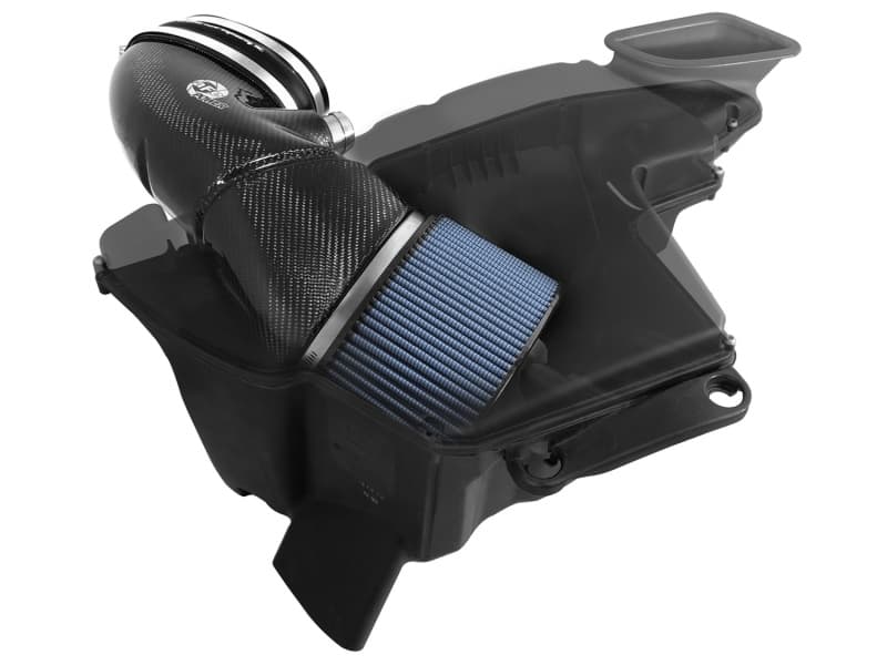 aFe Black Series Stage-2 Carbon Fiber Cold Air Intake with Heat Shield - Image 3