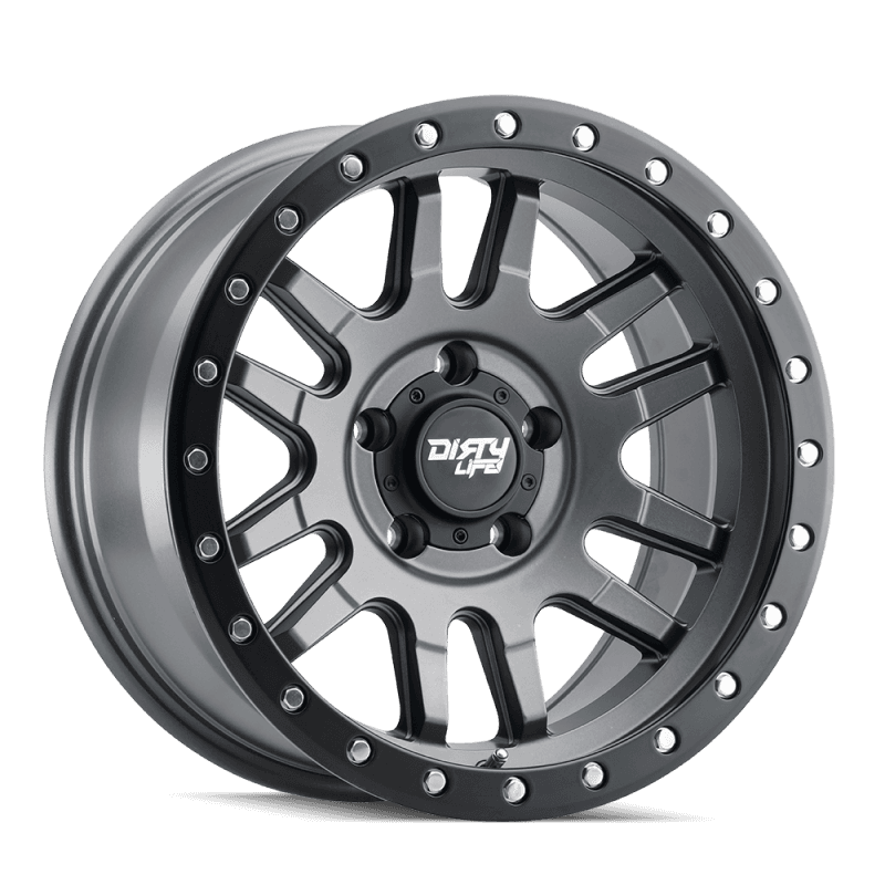 Dirty Life Canyon Pro 17x9 5x127 Satin Graphite Beadlock Wheel