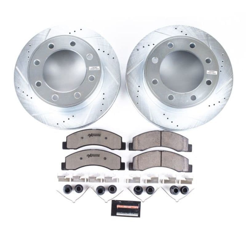 PowerStop Z36 Truck & Tow Brake Kit for Trucks 4x4 SUVs with Carbon-Fiber Cer...