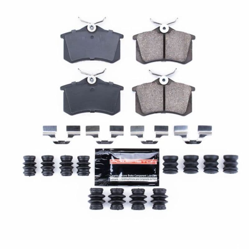 PowerStop Z23 Evolution Ceramic Brake Pads for Chevy C6 Low-Dust Carbon-Fiber