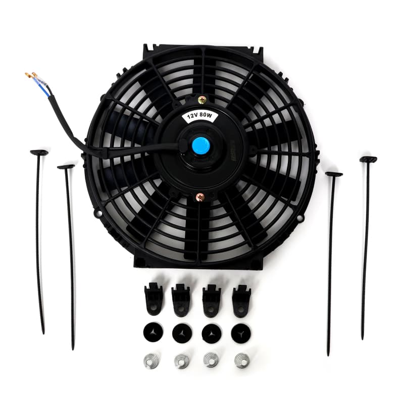 BLOX Racing 10in Electric Slim Fan - Black