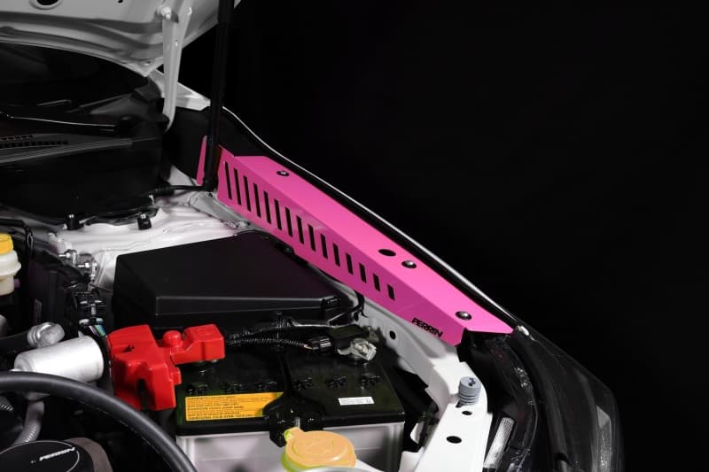 Perrin Performance Fender Shroud Set for 22-25 Subaru WRX Hyper Pink - Image 5