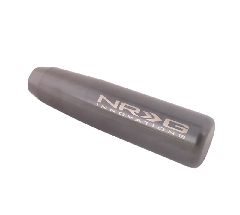 NRG Short Shifter Knob Universal 5in Heavy Weight 1.27lbs Black Chrome - Image 2