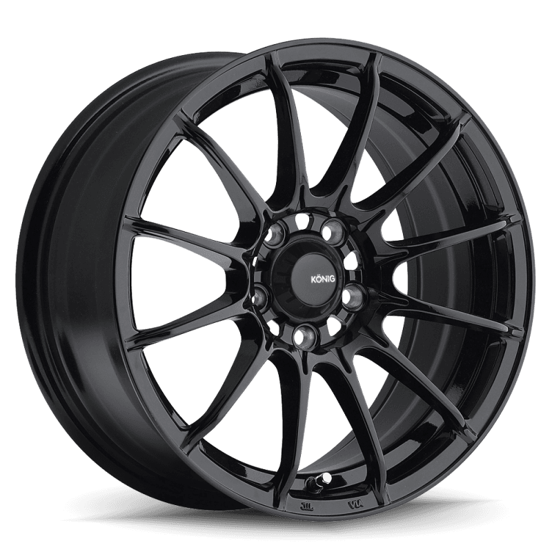 Konig Dial In Wheels 15x7 4x100 ET35 Gloss Black