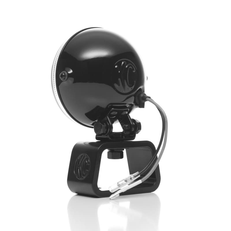 KC HiLiTES Rally 400 4" 55W Halogen Lights Pair with Black Steel Housing - Image 2