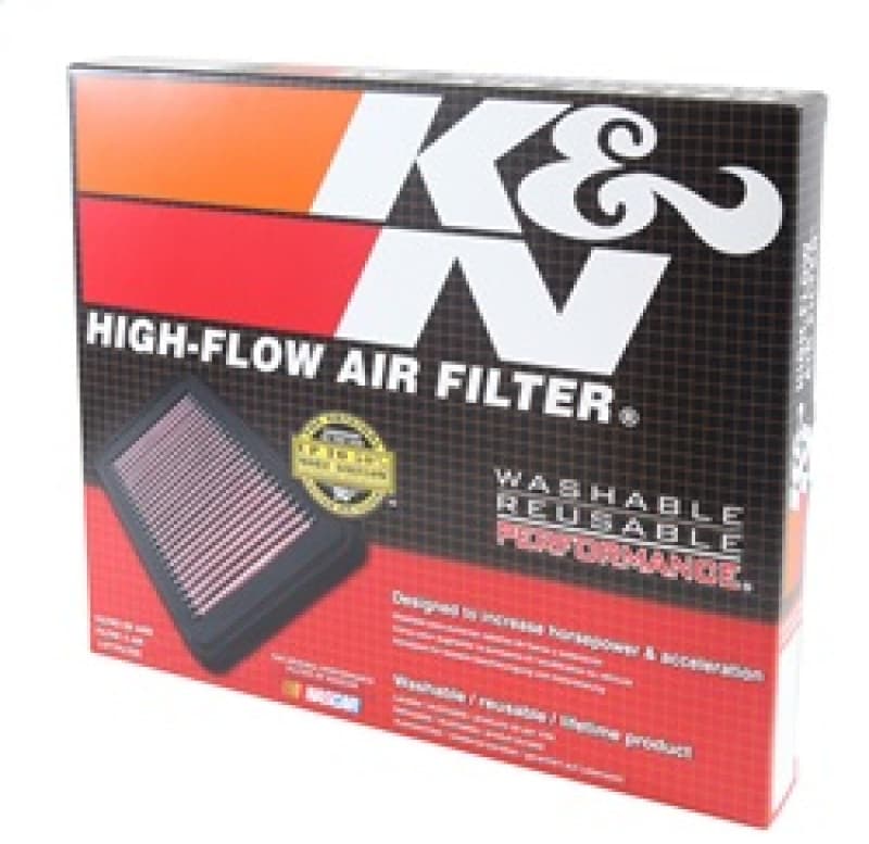 K&N Engineering Drop-In High-Flow Air Filter Reusable Washable - Image 5