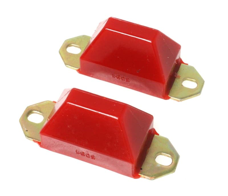 Energy Suspension Bump Stops for Control Arms Red Hyper-Flex Polyurethane - Image 2