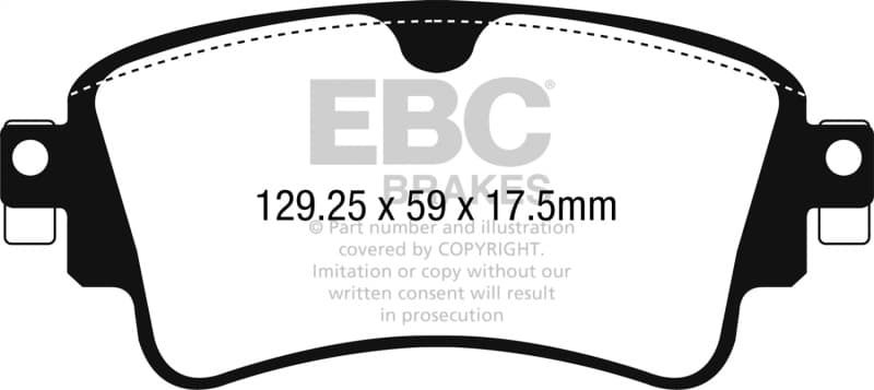 EBC Greenstuff Brake Pad Set for Premium Street Driving High Temp 600°C - Image 5