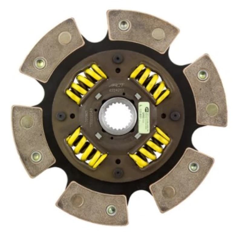 ACT 240mm Drive Plate 1.125in 22 Spline 6-Pad Sprung Race Disc