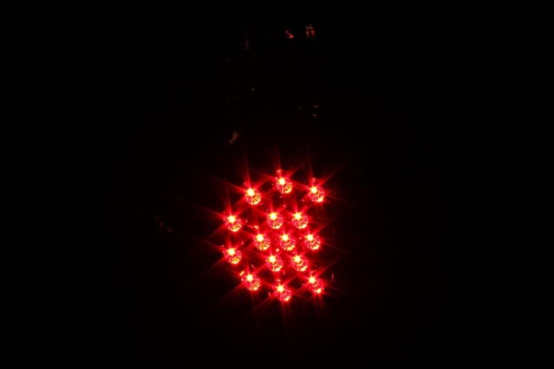 ANZO LED Taillight Assembly for Chevy C6 Clear Lens Black Housing Pair - Image 3