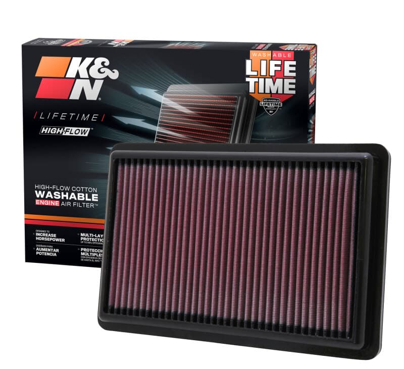 K&N Engineering Drop-In High-Flow Washable Air Filter 33-2454 - Image 5