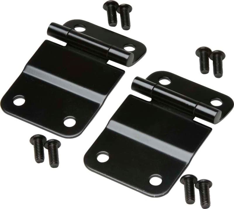 Kentrol Tailgate Hinge Pair for 76-86 Jeep CJ7 Powdercoat Black