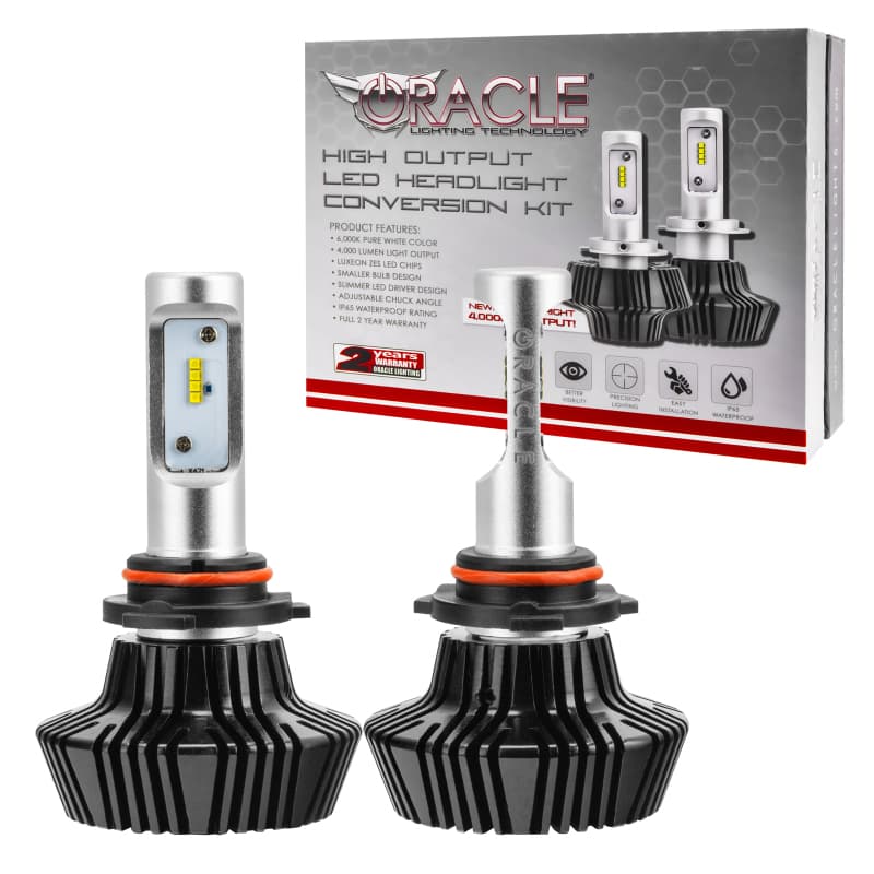 ORACLE Lighting LED Headlight Bulbs 4000+ Lm High-Output Philips Luxeon ZES