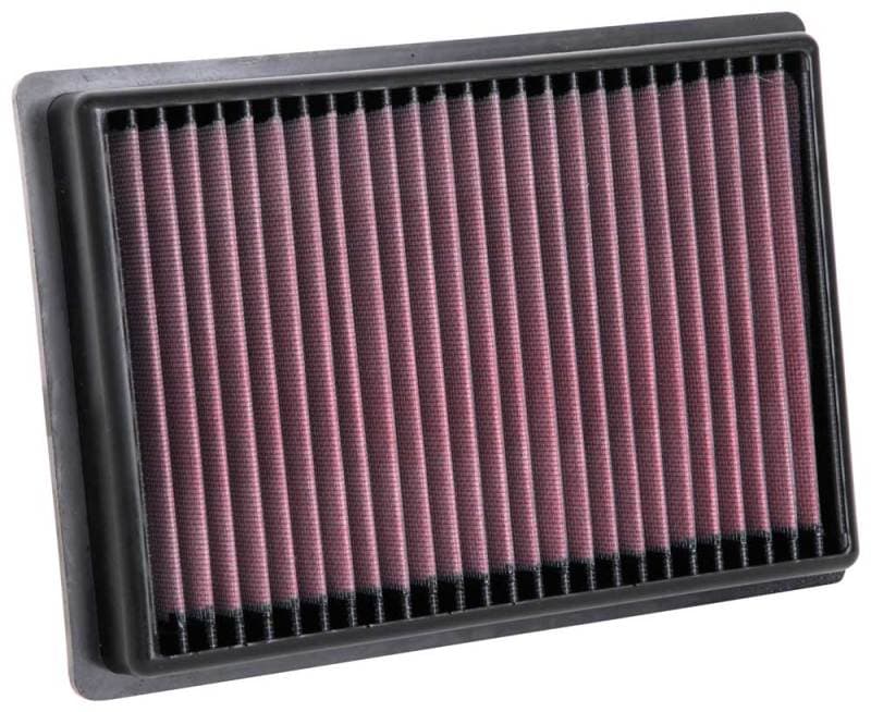 K&N Engineering Drop-In High-Flow Air Filter Reusable Washable