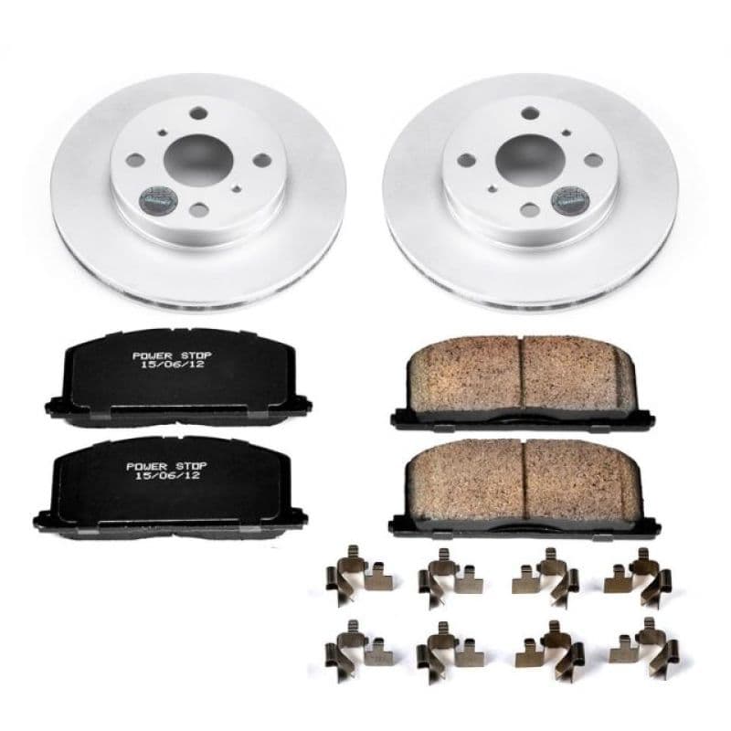 PowerStop Z17 Evolution Coated Rotor Brake Kit for Daily-Driven Vehicles