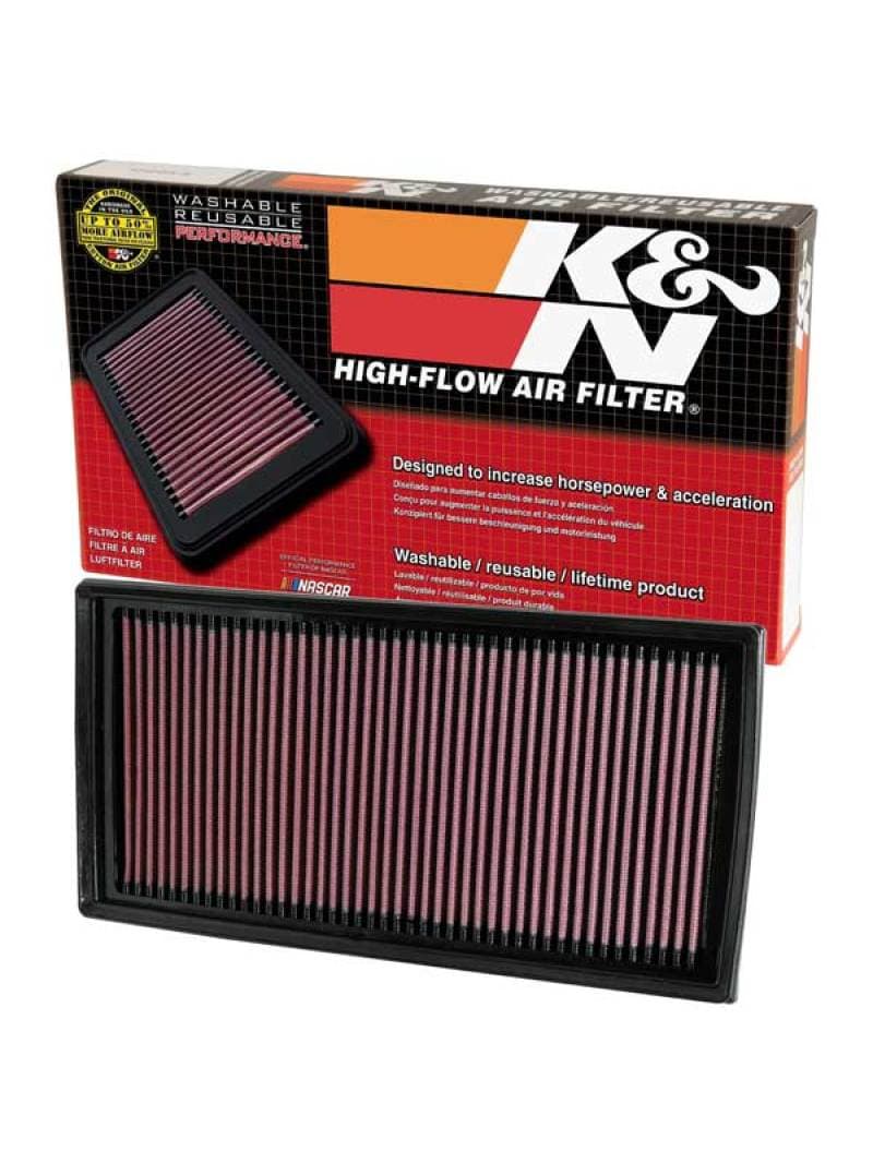K&N Engineering Drop-In Air Filter High-Flow Washable Reusable - Image 3