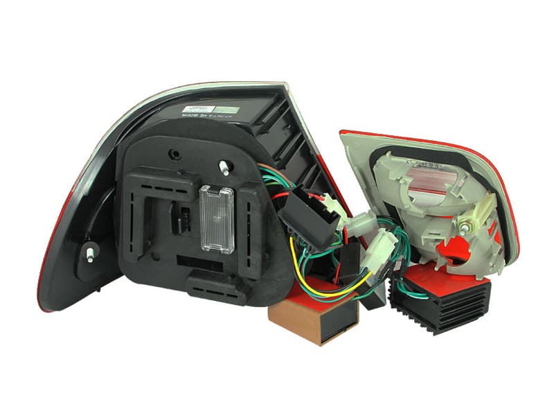 ANZO LED Tail Light Assembly for Chevy C6 Pair Red/Smoke Lens 4pc - Image 3