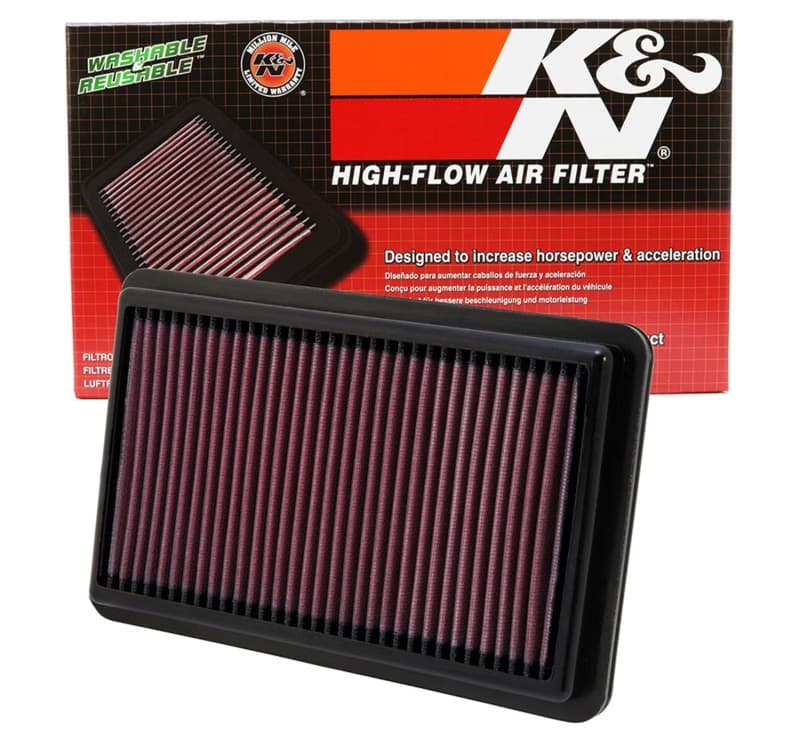 K&N Engineering Drop-In High-Flow Washable Air Filter - Image 3