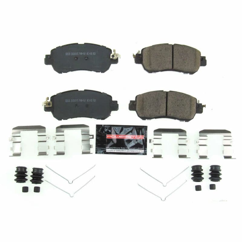 PowerStop Z23 Evolution Ceramic Brake Pads for Chevy C6 Low-Dust Carbon-Fiber