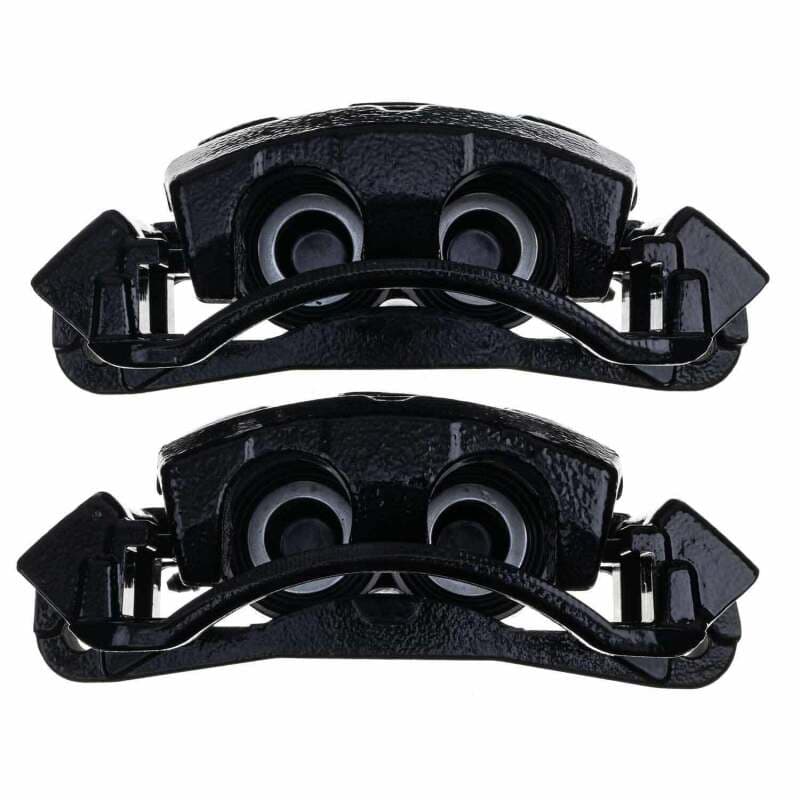 PowerStop Brake Calipers Black Powder Coated Pair Durable High-Temp Finish