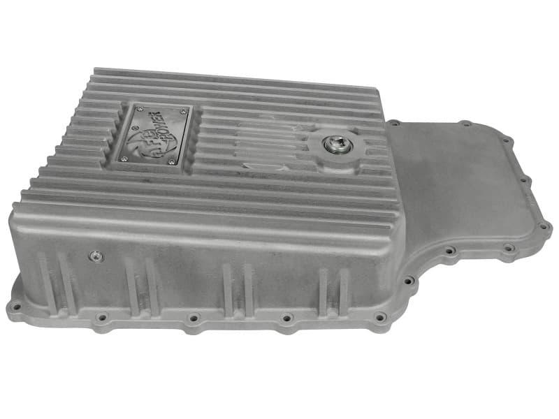 aFe POWER Transmission Pan for Trucks 3-Quart Extra Capacity Magnetic Drain Plug - Image 5