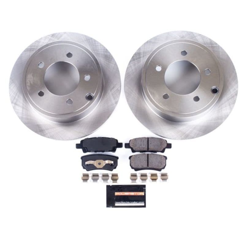 PowerStop Z17 Autospecialty Brake Kit with Ceramic Pads and Rotors