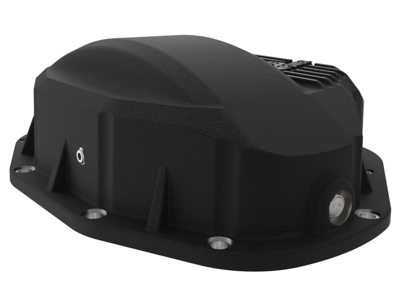 aFe Rear Differential Cover Aluminum Die Cast 5 Quart Capacity Wrinkle Black - Image 4