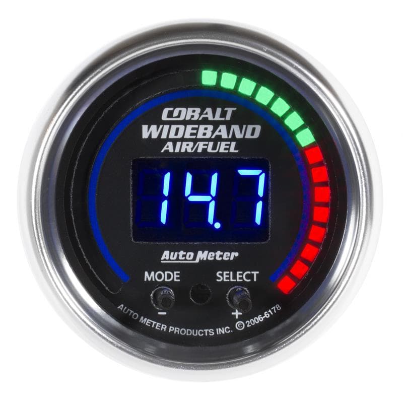 AutoMeter Cobalt Wideband Air/Fuel Gauge for Universal Advanced Calibration - Image 2