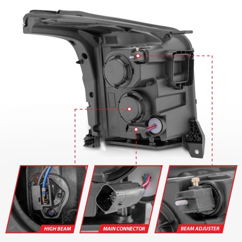 ANZO LED Projector Headlights for Chevy C6 - Image 3