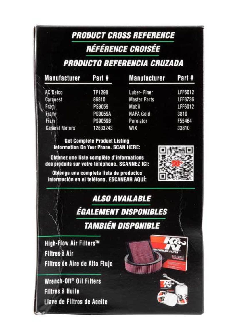 K&N Engineering Inline Fuel Filter High Flow Carbon Steel Housing PF-3000 - Image 5