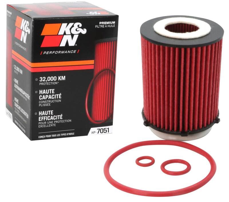 K&N Engineering Cartridge Oil Filter HP-7051 High Flow Contaminant Trap - Image 3