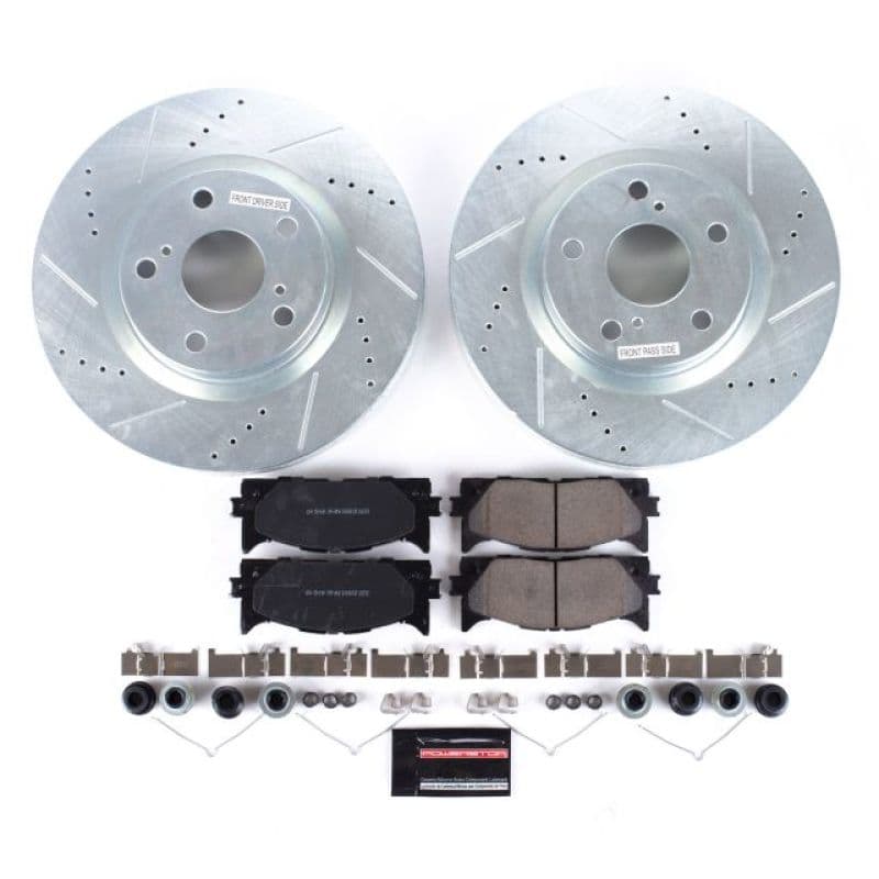 PowerStop Z23 Evolution Sport Brake Kit for Daily Driver Carbon-Fiber Ceramic...