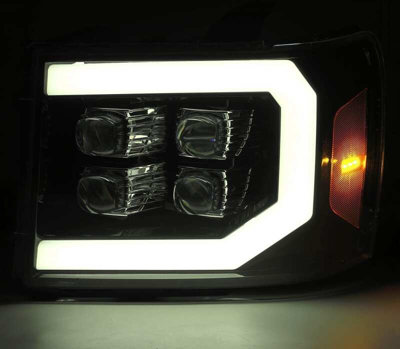 AlphaRex NOVA Headlights with Ice Cube 3D Projector and Osram Oslon LED Chip - Image 4