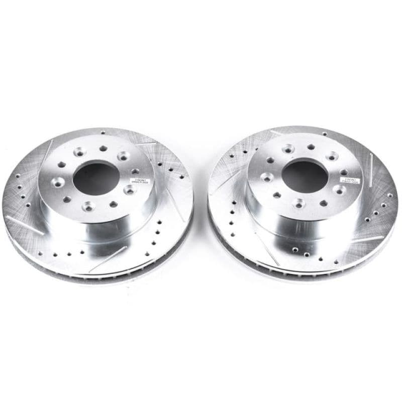 PowerStop Evolution Drilled/Slotted Brake Rotor for OE Fit with Zinc Plating