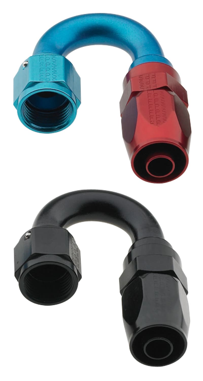 Fragola Pro-Flow Hose End for -8AN 180 Degree Black