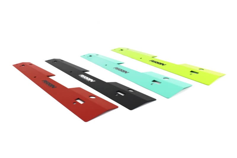 Perrin Performance Radiator Shroud for 02-07 Subaru WRX/STi Neon Yellow - Image 3