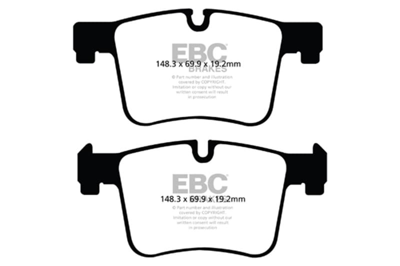 EBC Yellowstuff Brake Pad Set for Street & Track Driving High Performance - Image 3