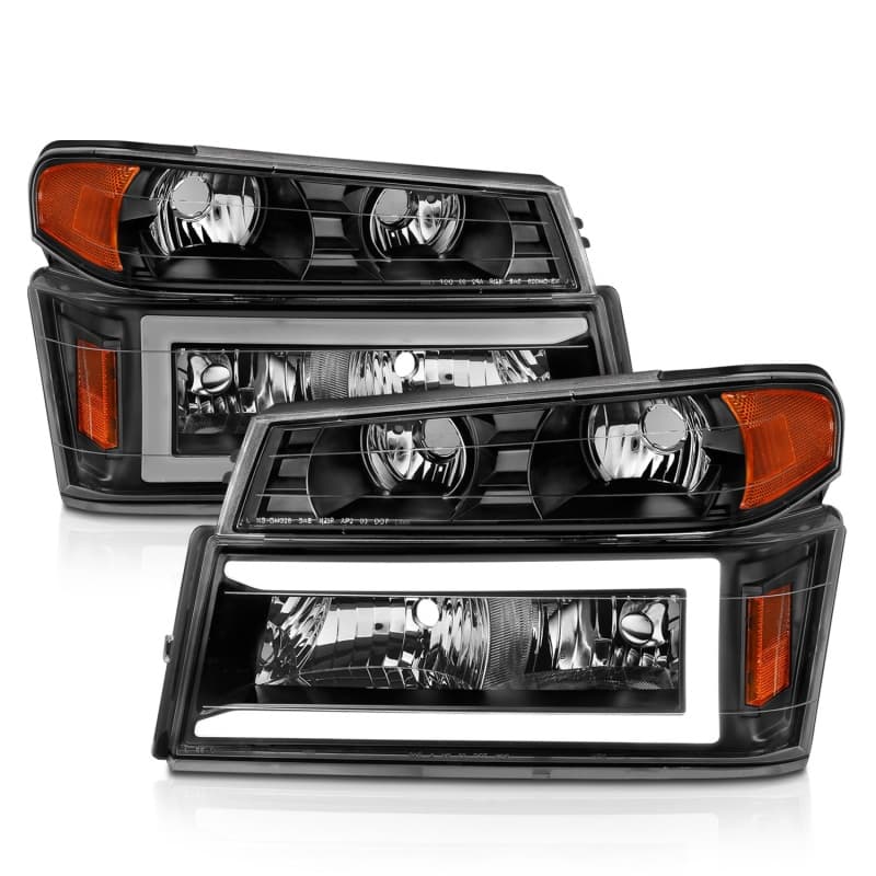 ANZO Crystal Headlights for Chevy C6 Clear Lens Replacement Pair - Image 3