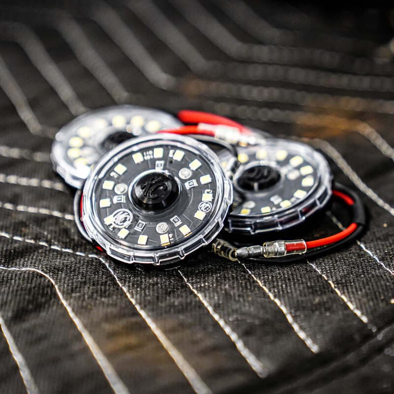 KC HiLiTES Cyclone V2 5W Clear LED Light Universal Mount 2.2" Diameter - Image 5