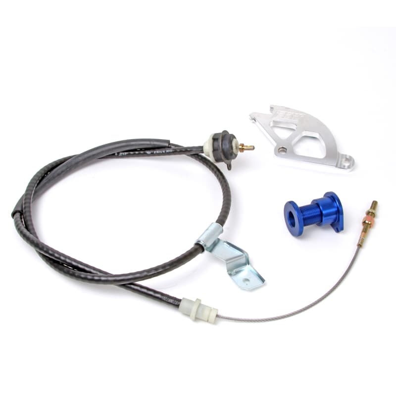BBK Adjustable Clutch Cable & Firewall Adjuster Kit Heavy Duty CNC Billet Alu... - Image 2