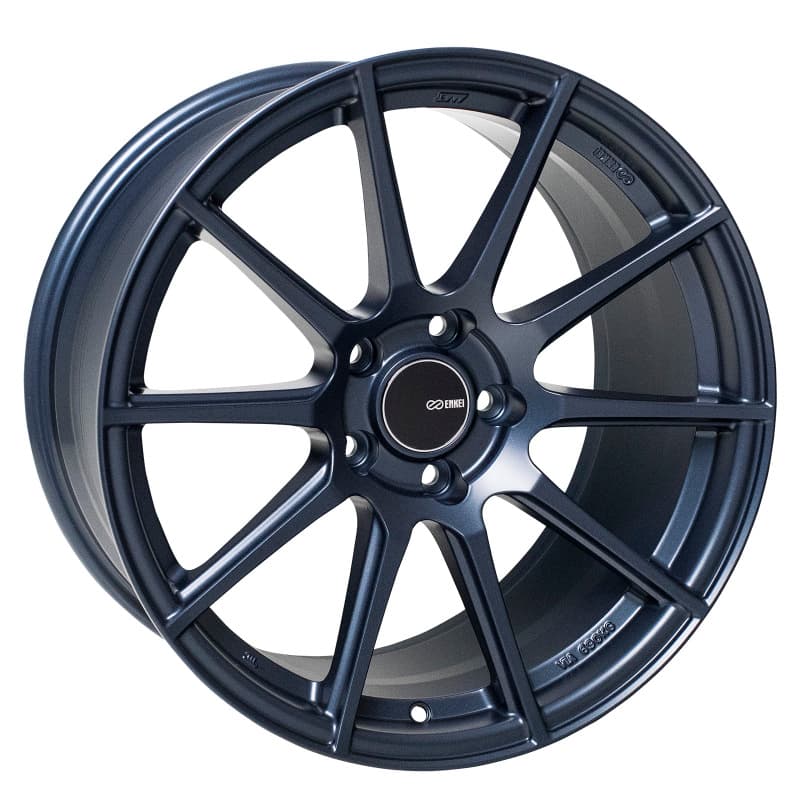 Enkei TS10 18x9.5 35mm Offset 5x114.3 Matte Blue Wheel