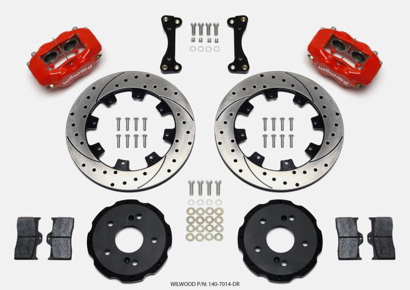 Wilwood Dynalite Brake Kit for FWD Sport Compacts Forged Billet Calipers Over...